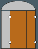 дверь входная металлическая арочная 