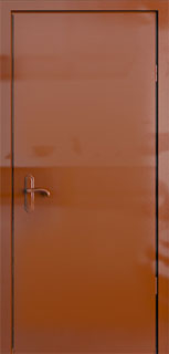 двери крашеные коричневые