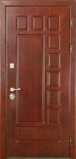 MSH-11 металлическая двереь с отделкой шпон